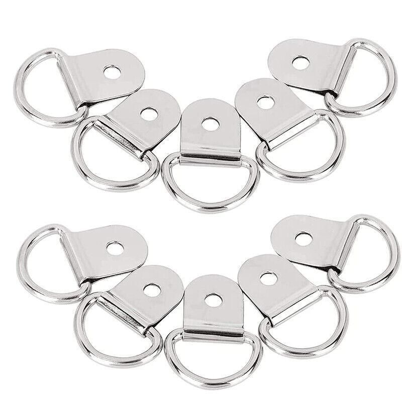 30PCS D-Ring Tie Downs Metal — view 3