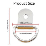 30PCS D-Ring Tie Downs Metal — view 4
