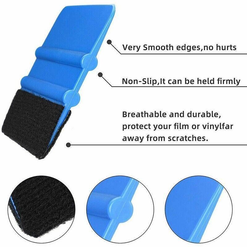 4 piece car wrapping vinyl squeegee set — view 8
