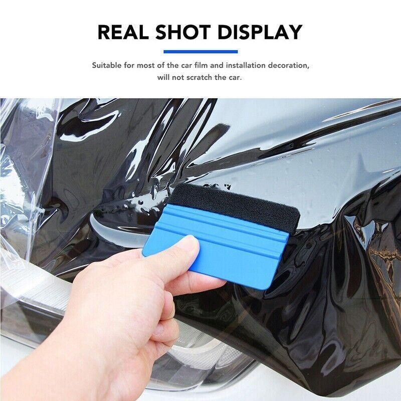 4 piece car wrapping vinyl squeegee set — view 11