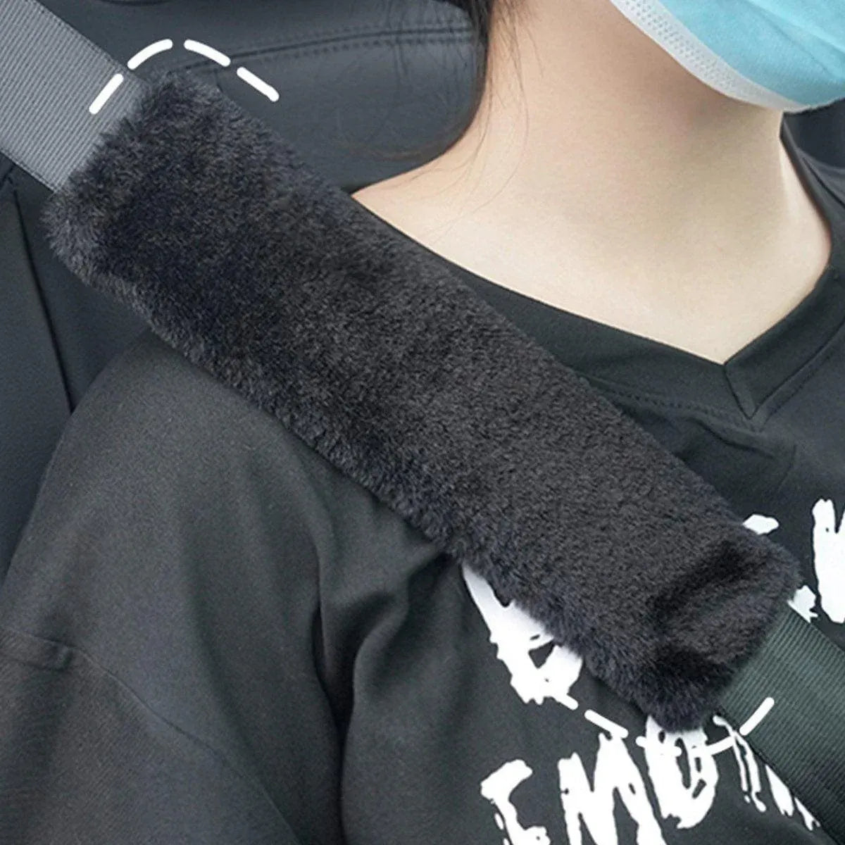 Winter Plush Shoulder Strap Cover — view 6