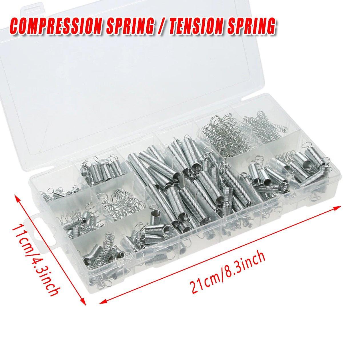 200PCS Tension Compression Springs Assortment — view 4