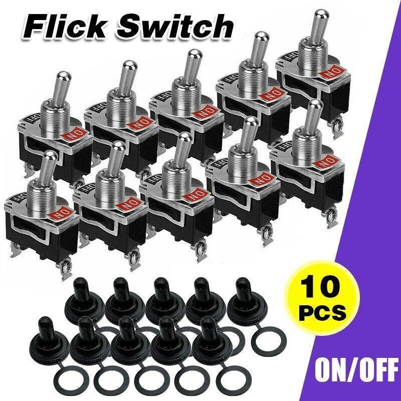 10PCS 12V Waterproof Toggle Switch — view 2