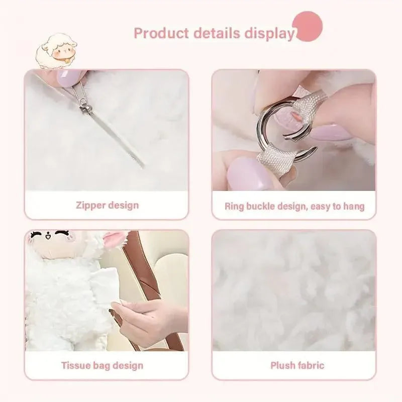 Car Tissue Box Multifunctional Hanging — view 7