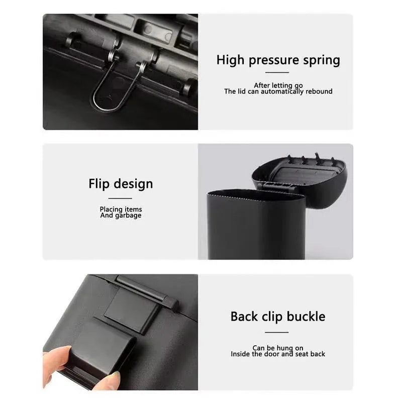 Car Wastebasket Door Mounted Multifunctional — view 12