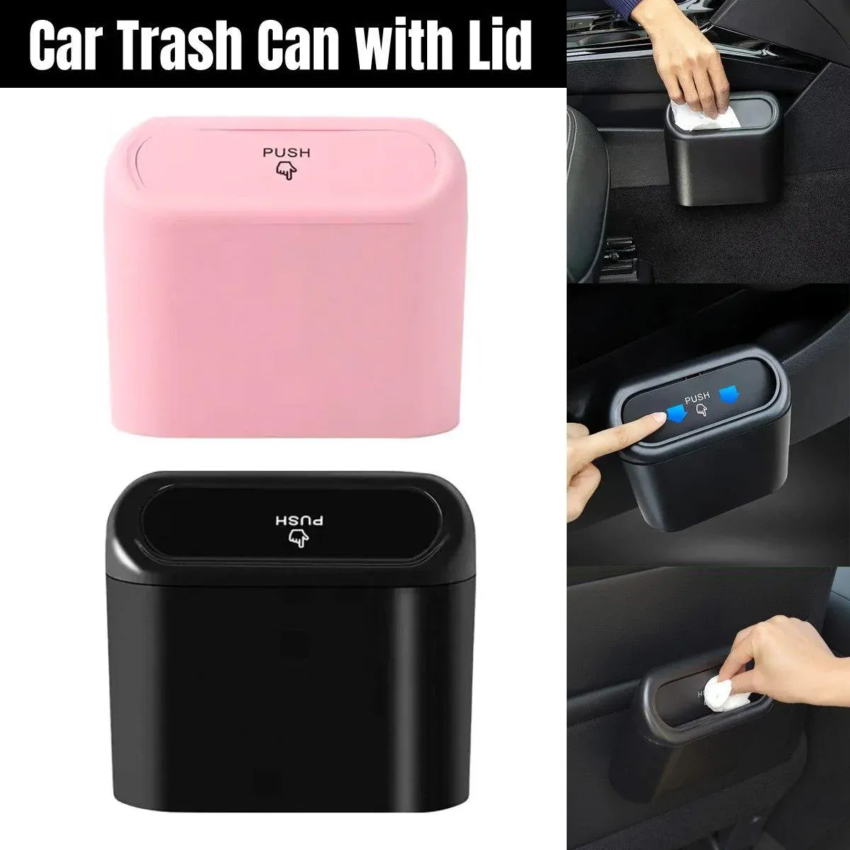 Car Wastebasket Door Mounted Multifunctional — view 15