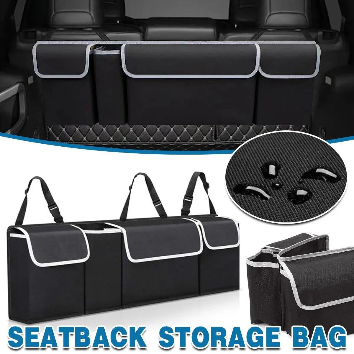 Car Trunk Seatback Storage Bag — view 14