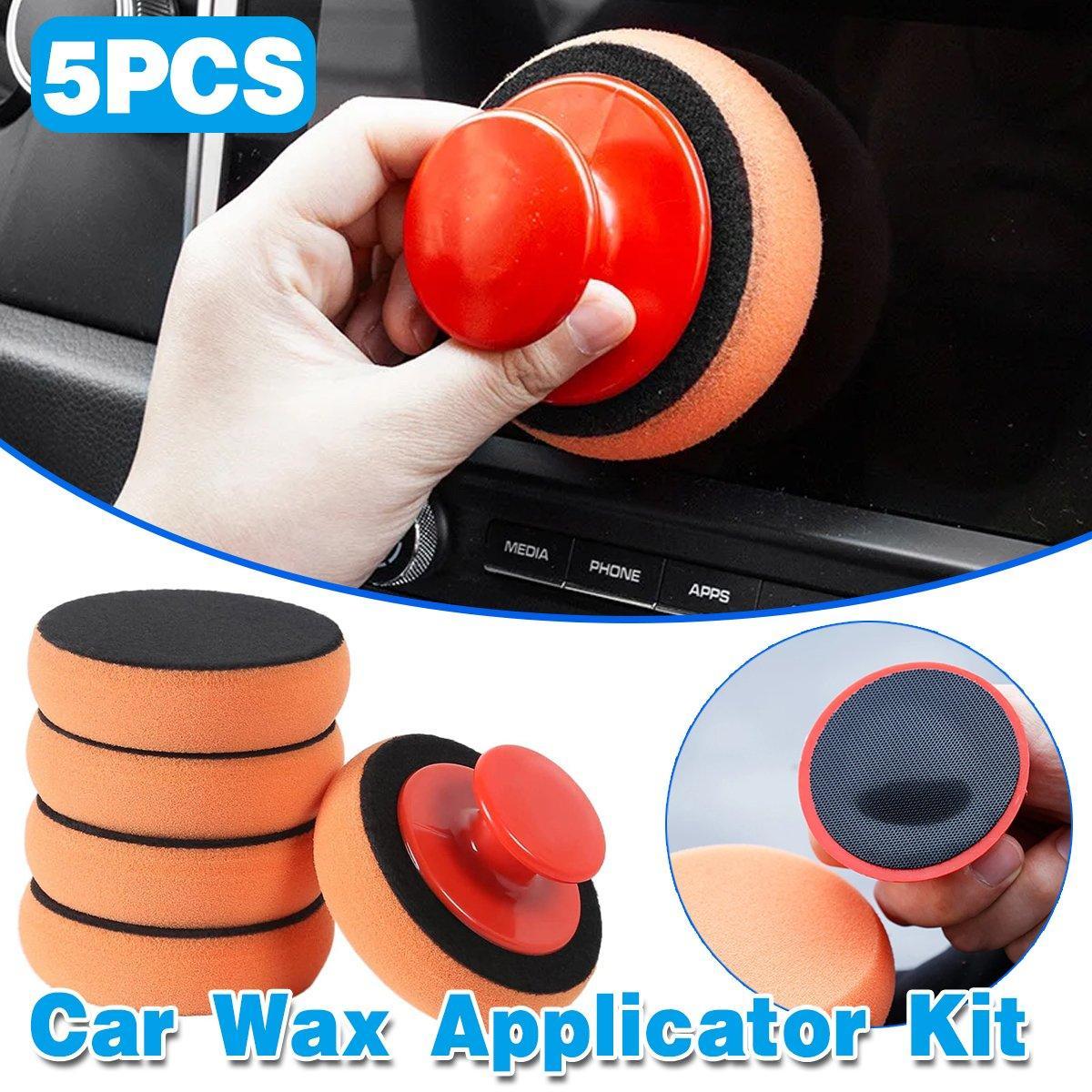 5pcs Car Polishing Sponge with — view 2