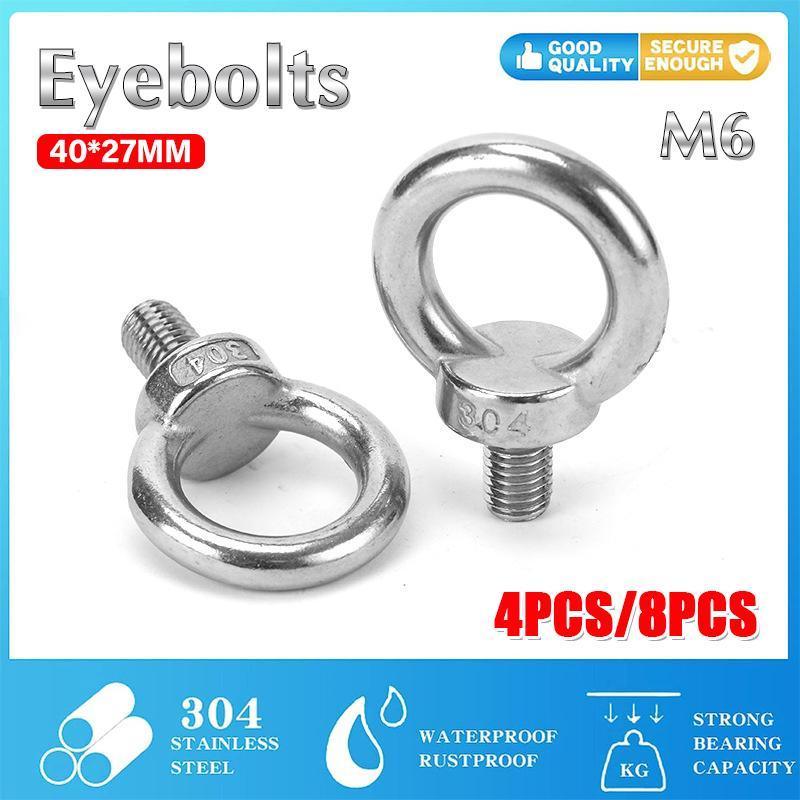 4/8PCS Eye Bolt Tie Down — view 2