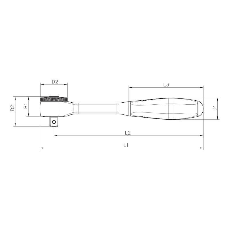 Würth Zebra Reversible Ratchet 1/2 — view 11