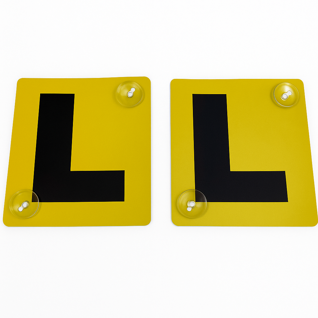2x Learner L Plates Suction Car — view 2
