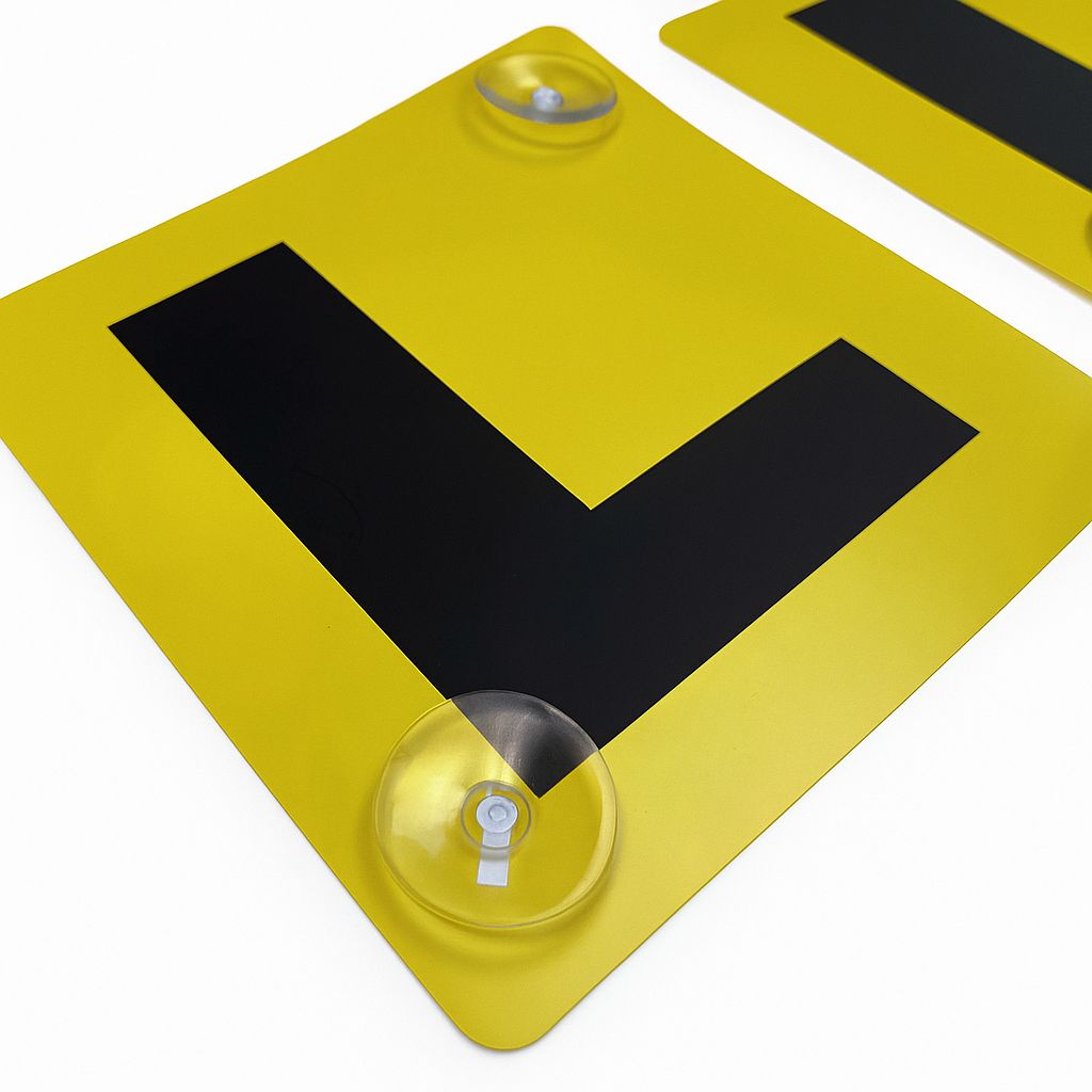 2x Learner L Plates Suction Car — view 4