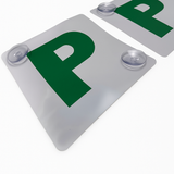 2x Green P Plates Suction Probationary — view 4