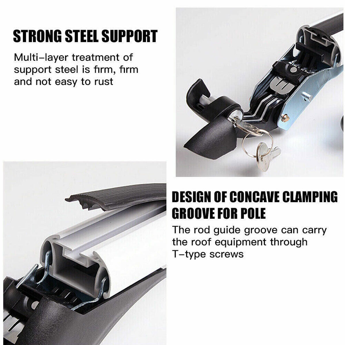 115cm Universal Car Roof Racks Carrier — view 4
