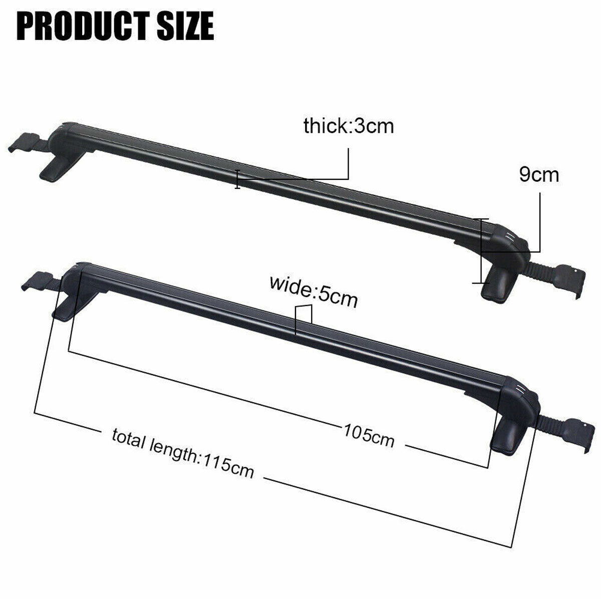 115cm Universal Car Roof Racks Carrier — view 12