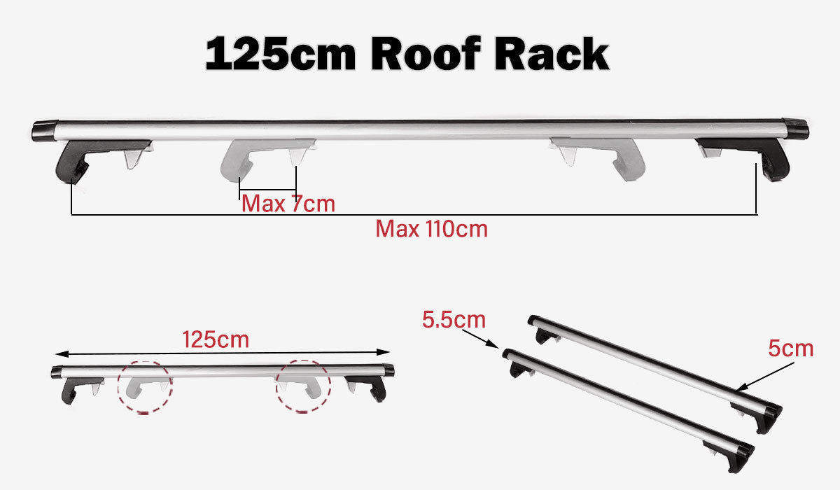 Universal Adjustable Aluminium Alloy Car Roof — view 7