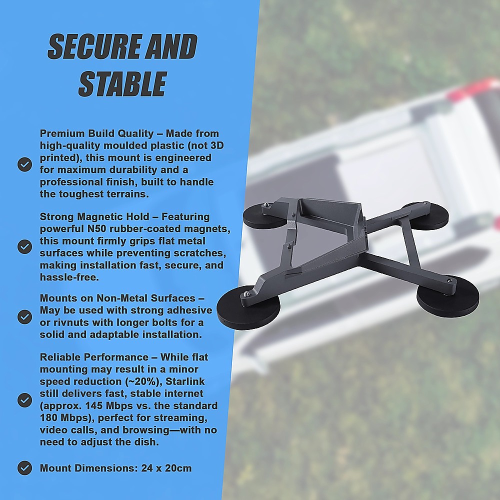 Flat Magnet Mount Starlink Mini Compatible — view 12