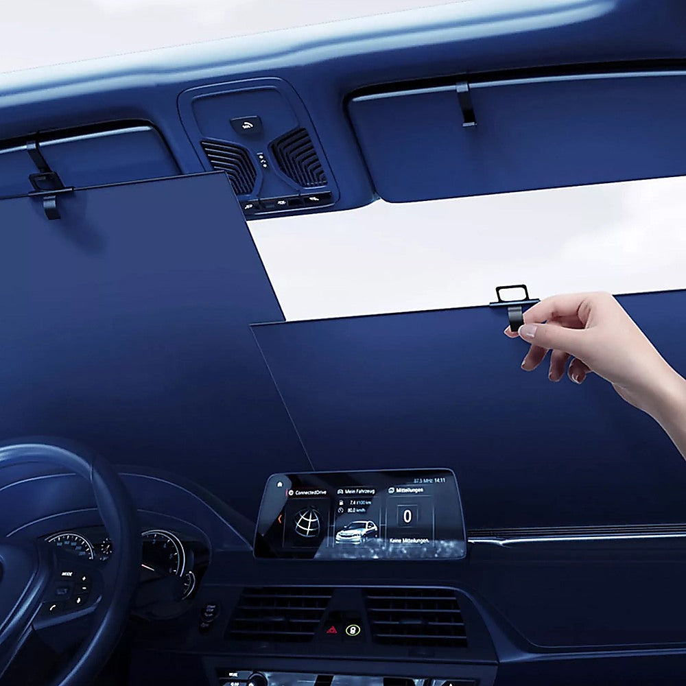 Retractable Sunshade for Car Windshield UV — view 3