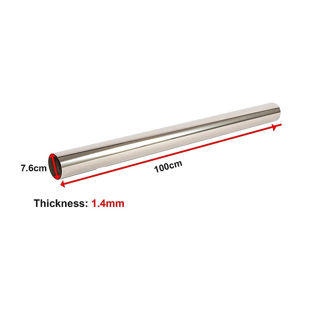 Universal 76mm Stainless Steel Exhaust — view 13