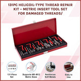 131pc Helicoil-Type Thread Repair Kit — view 4