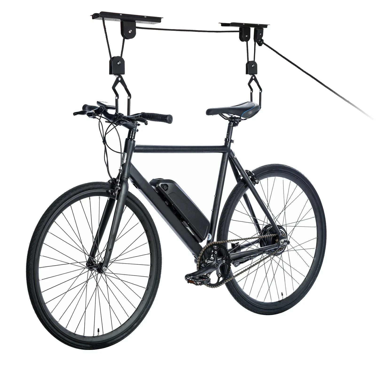 Heavy duty bike hoist pulley lift — view 5