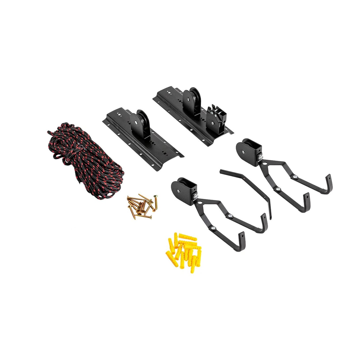 Heavy duty bike hoist pulley lift — view 9