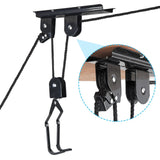 Heavy duty bike hoist pulley lift — view 10
