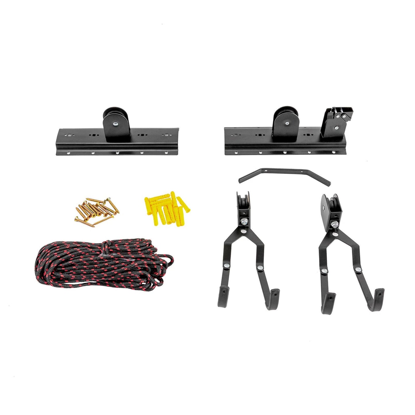 Heavy duty bike hoist pulley lift — view 11
