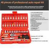 46-Piece Professional Socket Wrench Set 1/4 — view 5