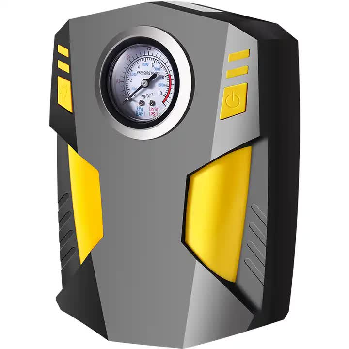 Portable 12V Tyre Inflator with LED — view 2