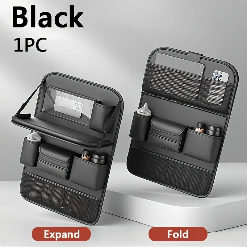 Leather Car Seat Back Organiser — view 3