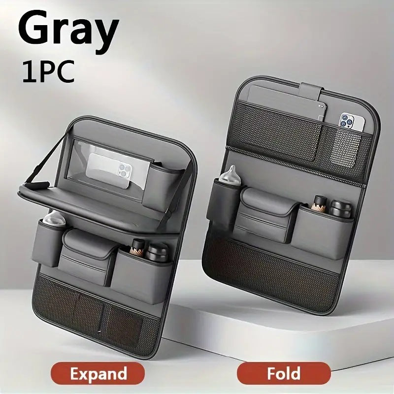 Leather Car Seat Back Organiser — view 2