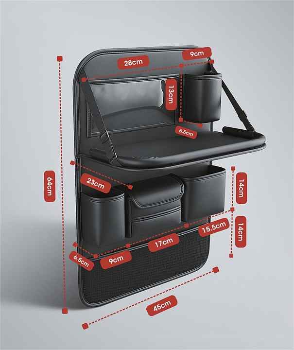 Leather Car Seat Back Organiser — view 5