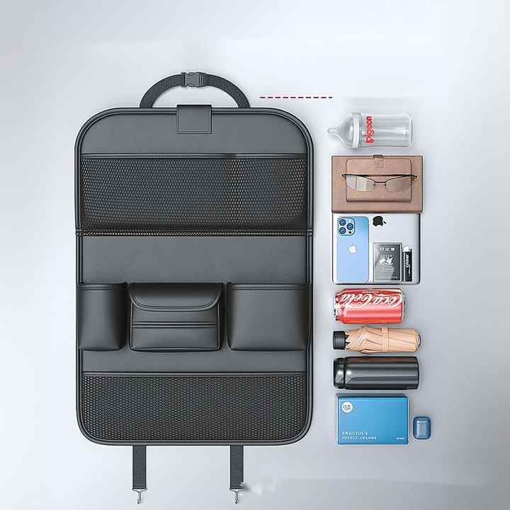 Leather Car Seat Back Organiser — view 7