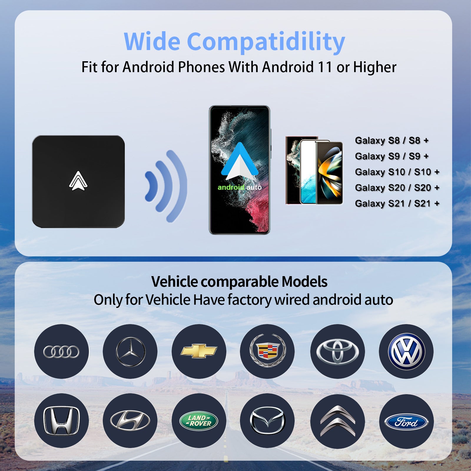Car Wireless Android Auto Adapter Transform — view 3