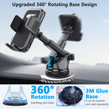 Adjustable Car Phone Holder Universal Suction — view 4
