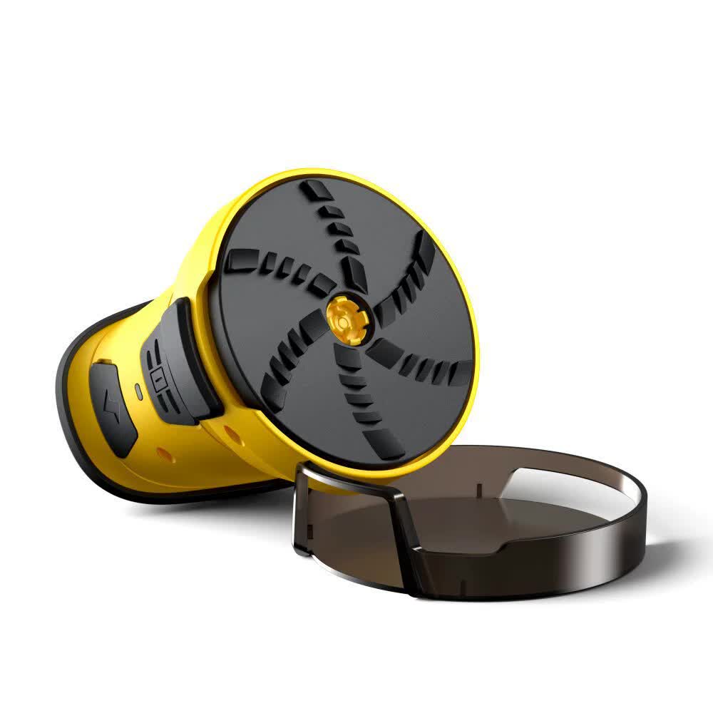 Yellow Rechargeable Electric Ice Scraper Handheld — view 2