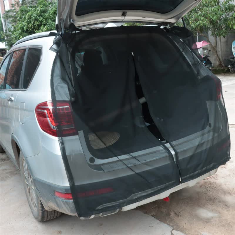 XL Magnetic Car Tailgate Mosquito Net — view 5