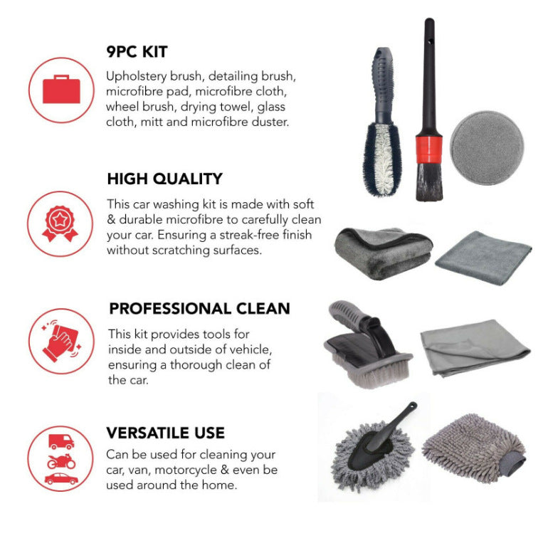 Type B 9-Piece Car Wash Tool — view 4