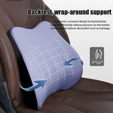 Black Memory Foam Car Seat Neck — view 4