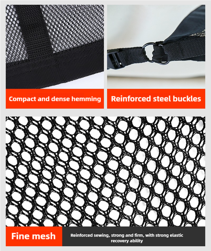 Beige Car Roof Triangular Storage Net — view 5