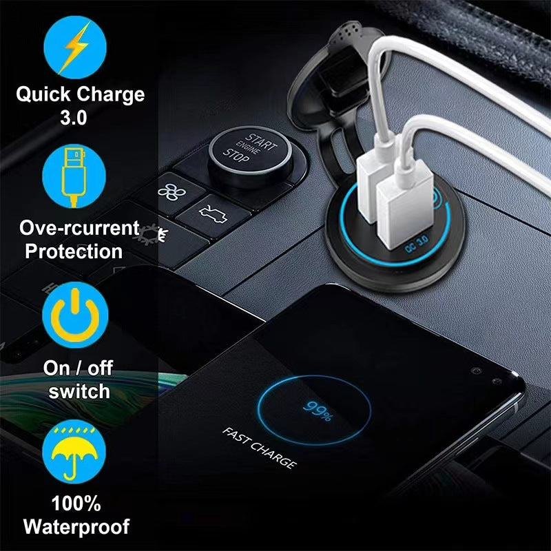2 PCS 45W Car USB Charger — view 3