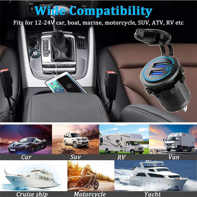 2 PCS 45W Car USB Charger — view 4