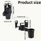 3 PCS Black 2-in-1 Universal Car Cup — view 8
