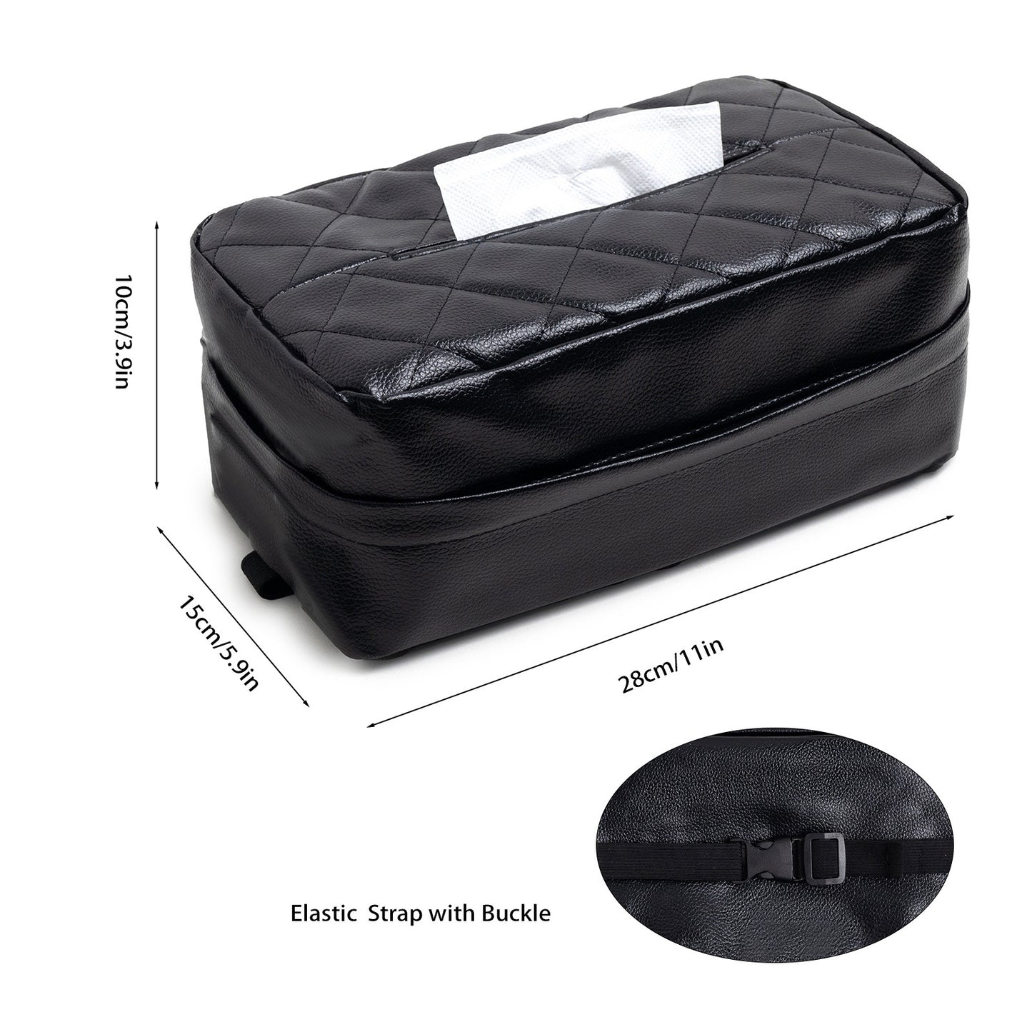 2-Pack Car Tissue Box Holder Set — view 3
