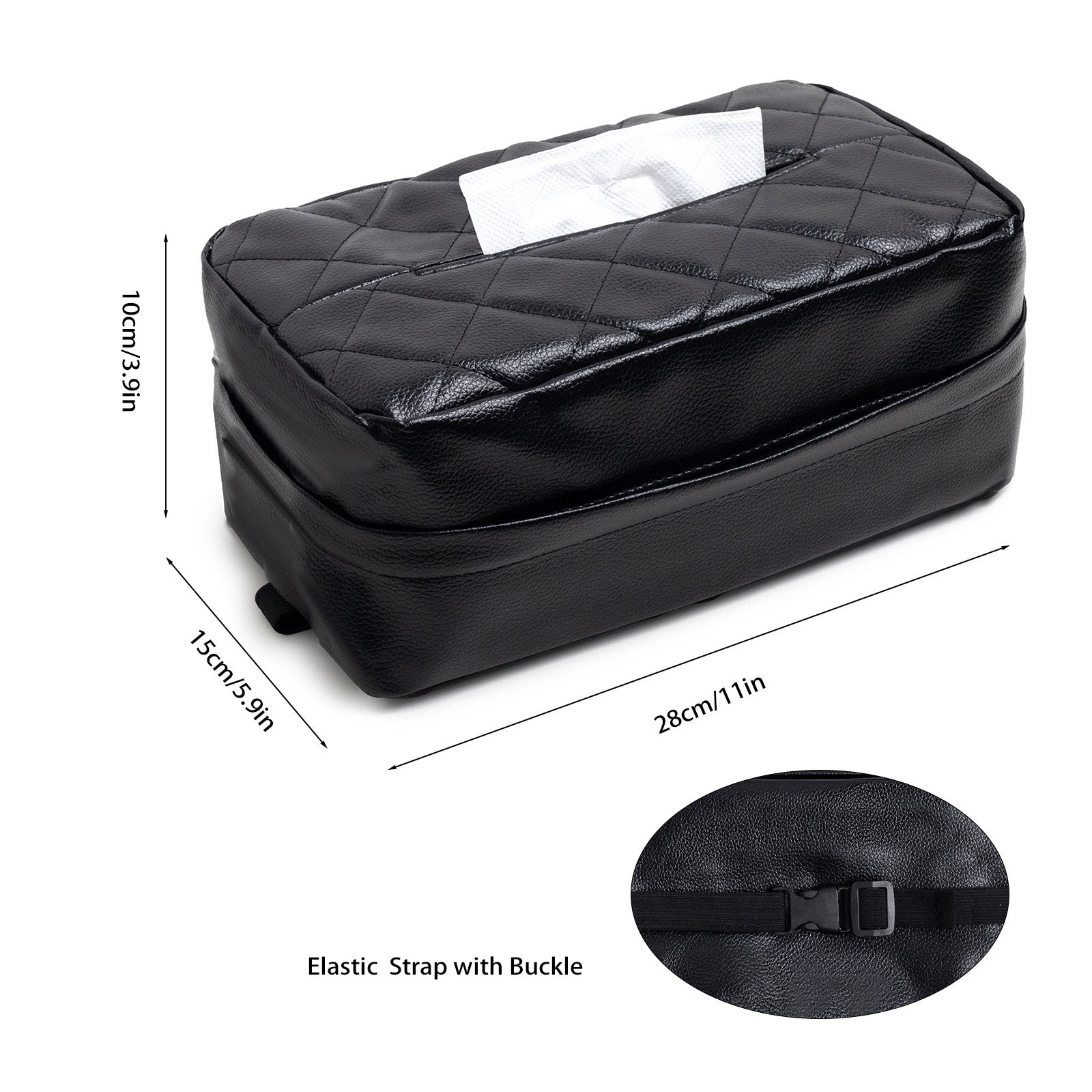 2-Pack Car Tissue Box Holder Set — view 3