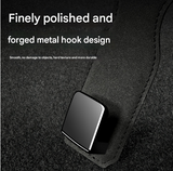 Black Premium PU Leather Car Headrest — view 3
