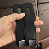 Black Premium PU Leather Car Headrest — view 4