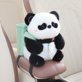 Plush Car Tissue Holder with Storage — view 4