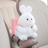 Plush Car Tissue Holder with Storage — view 3